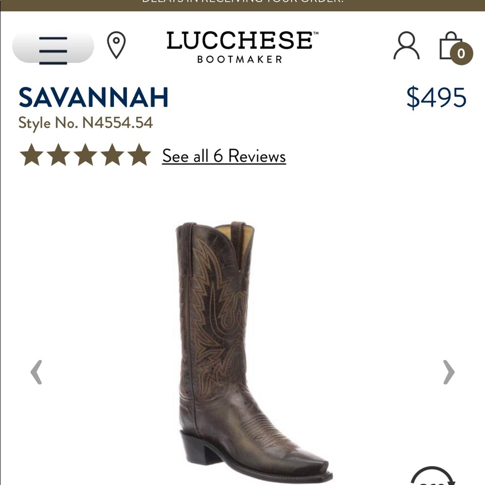 Lucchese Savannah Boot